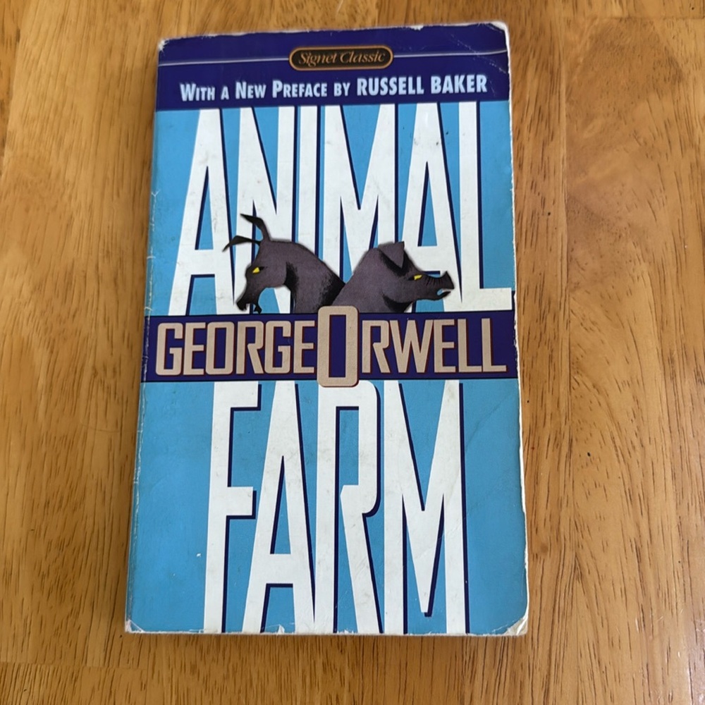 🛑  Animal Farm George Orwell HS Classic Required Read College